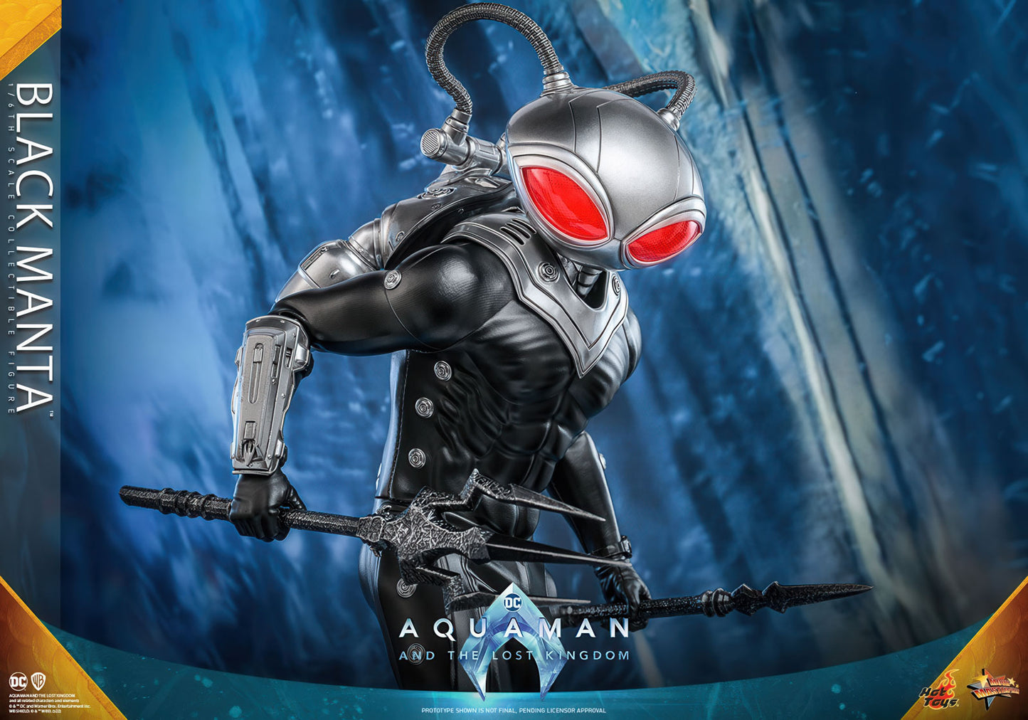 Aquaman 2 Black Manta 13.4in 1/6 Action Figure Movie Masterpiece Hot Toys NIB