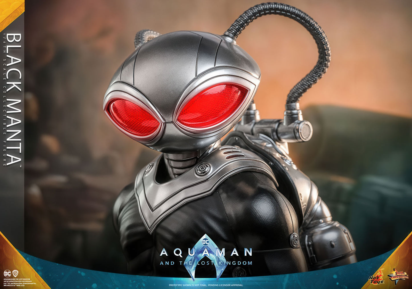 Aquaman 2 Black Manta 13.4in 1/6 Action Figure Movie Masterpiece Hot Toys NIB