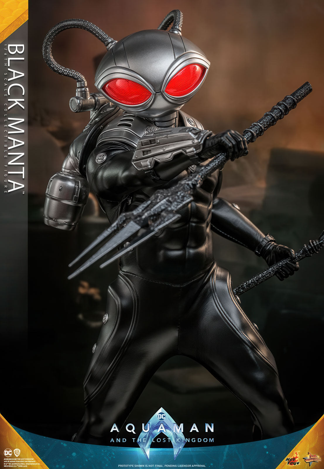 Aquaman 2 Black Manta 13.4in 1/6 Action Figure Movie Masterpiece Hot Toys NIB