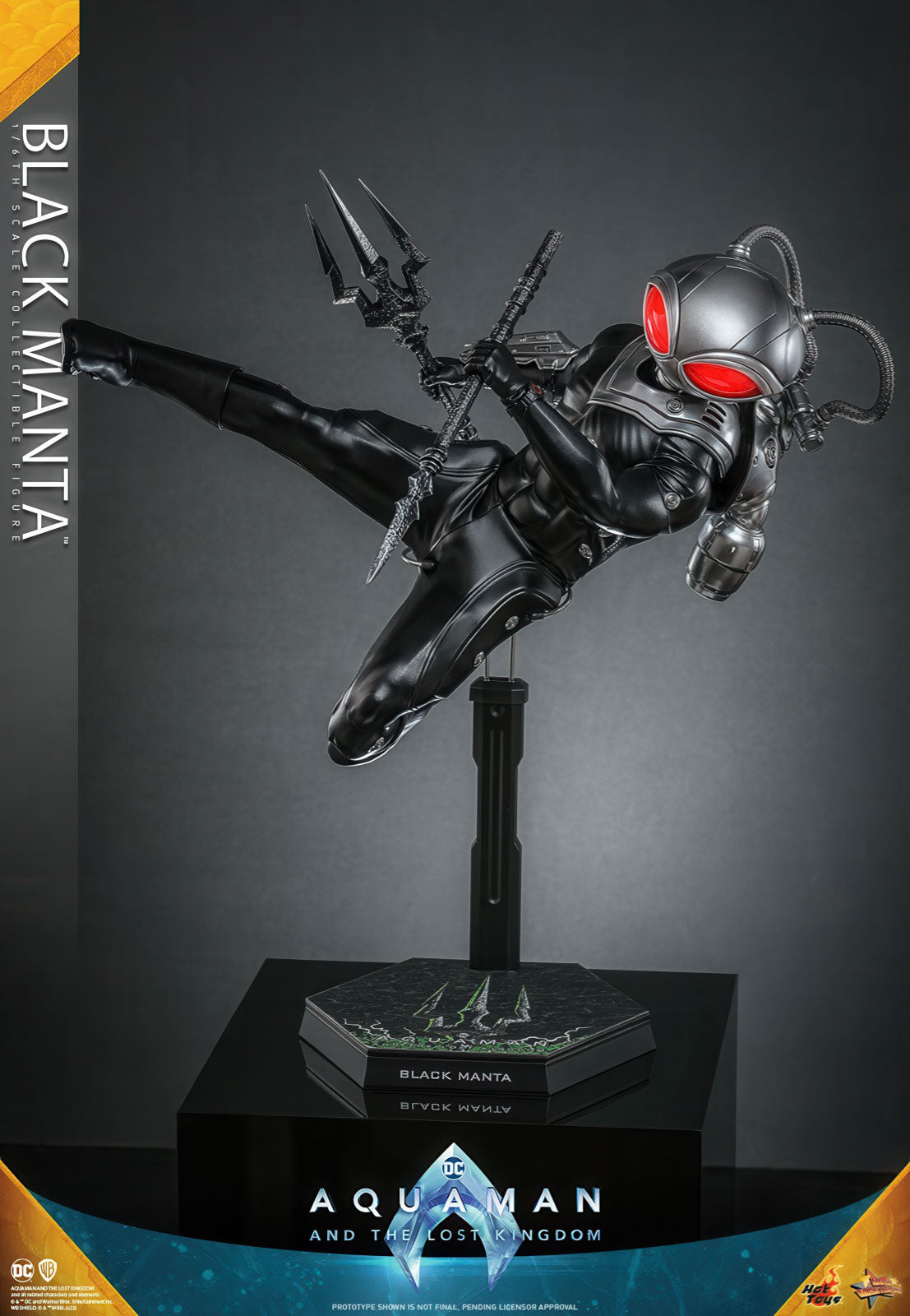 Aquaman 2 Black Manta 13.4in 1/6 Action Figure Movie Masterpiece Hot Toys NIB