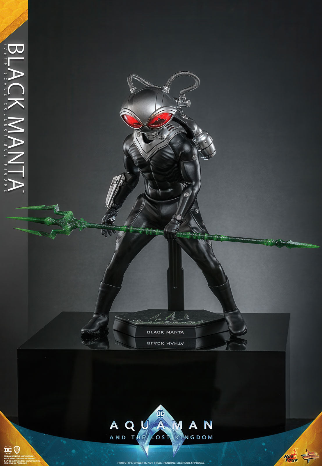 Aquaman 2 Black Manta 13.4in 1/6 Action Figure Movie Masterpiece Hot Toys NIB