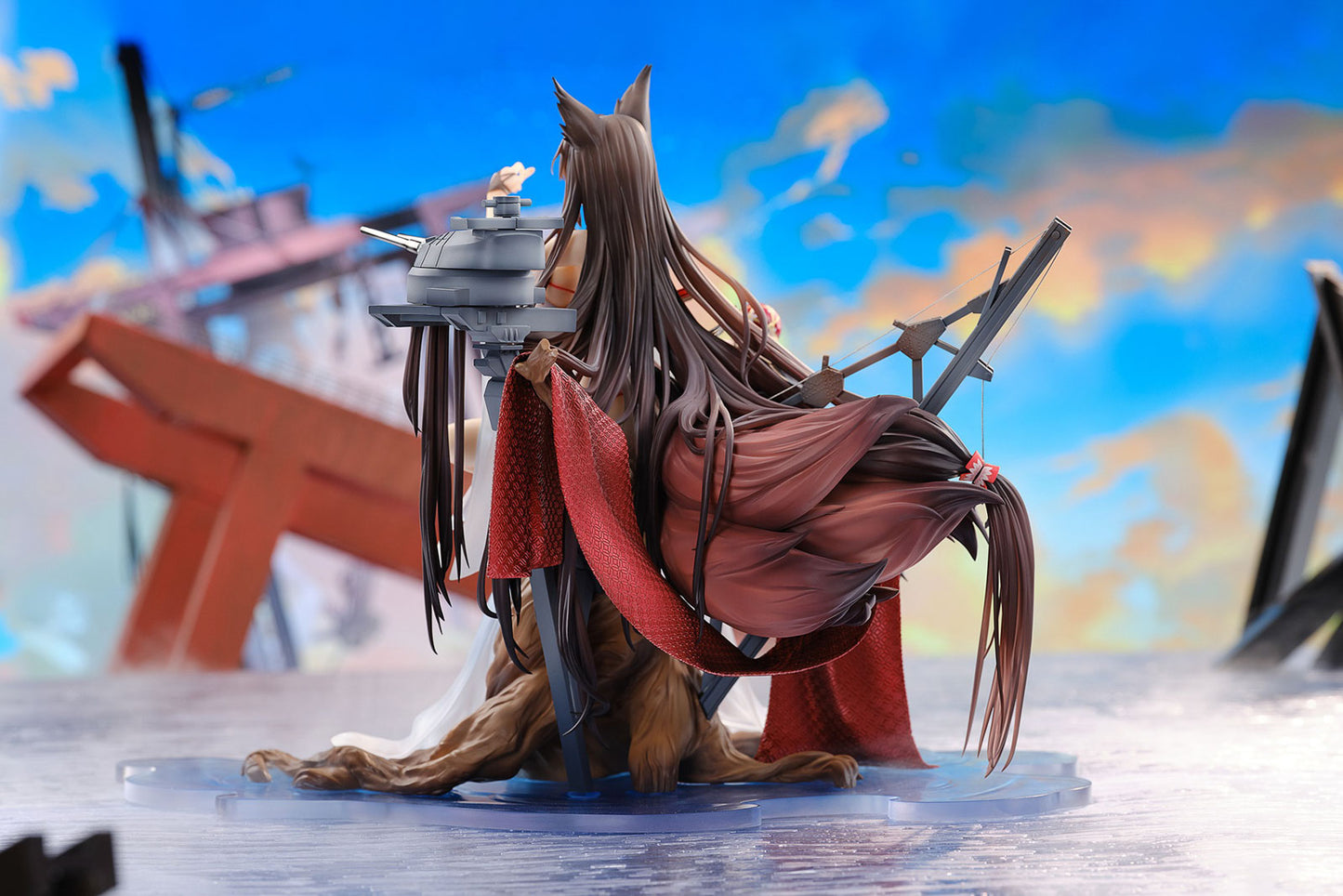 Azur Lane Amagi Wending Waters, Serene Lotus 10in 1/7 Figure PVC Statue Apex NIB