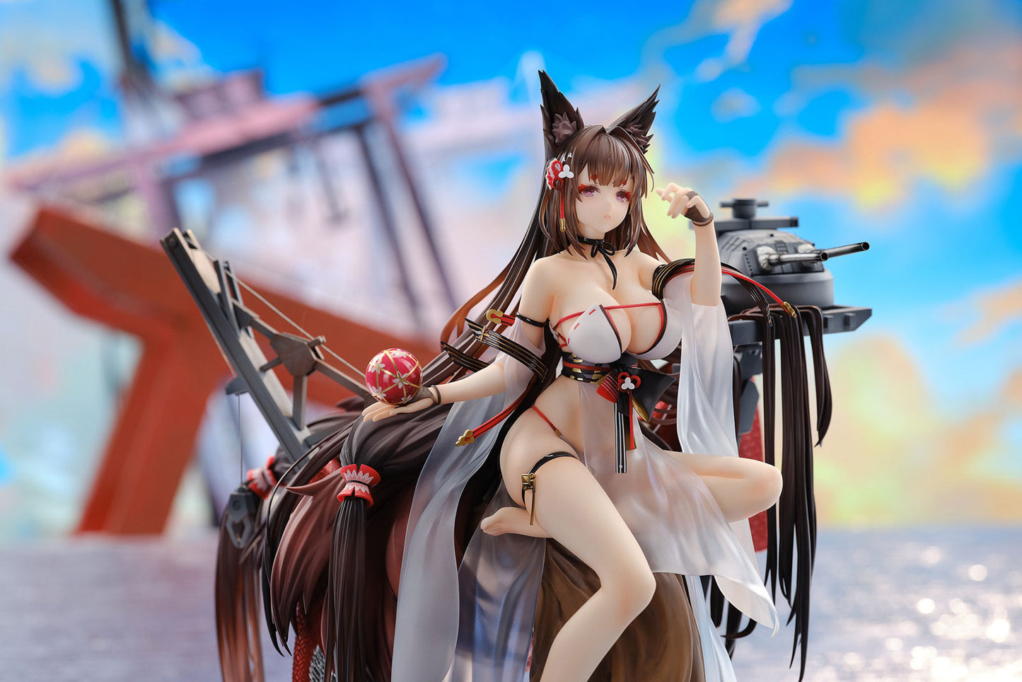 Azur Lane Amagi Wending Waters, Serene Lotus 10in 1/7 Figure PVC Statue Apex NIB