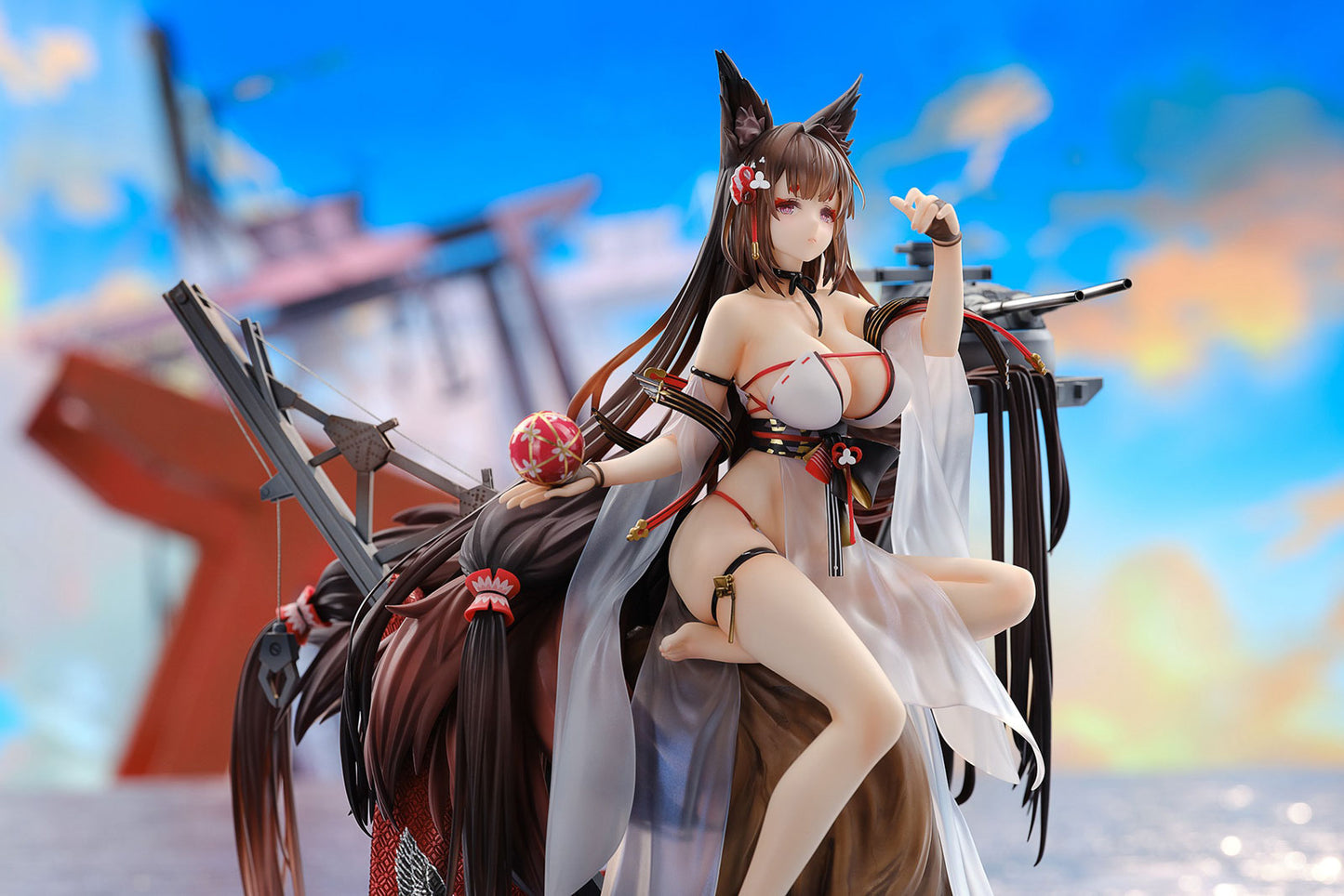 Azur Lane Amagi Wending Waters, Serene Lotus 10in 1/7 Figure PVC Statue Apex NIB