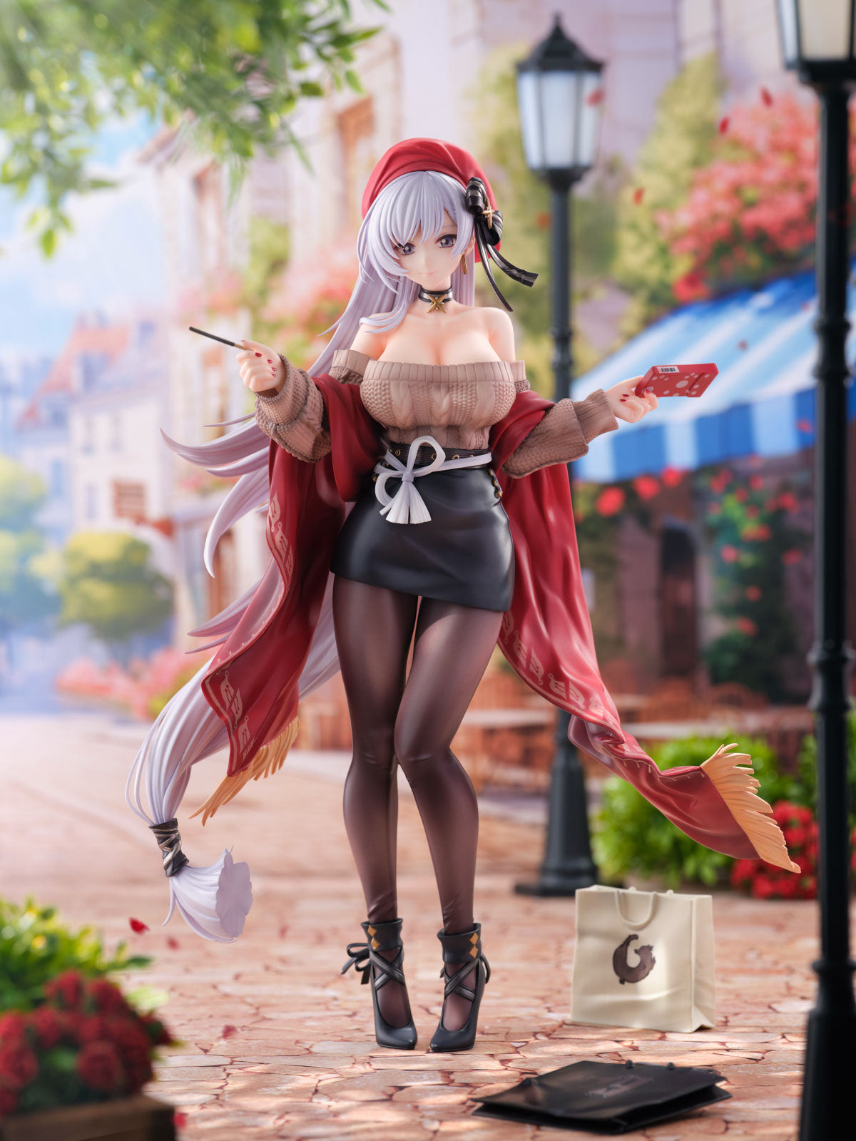 Azur Lane Belfast Shopping with the Head Maid 1/7 Figure PVC Statue Questioners