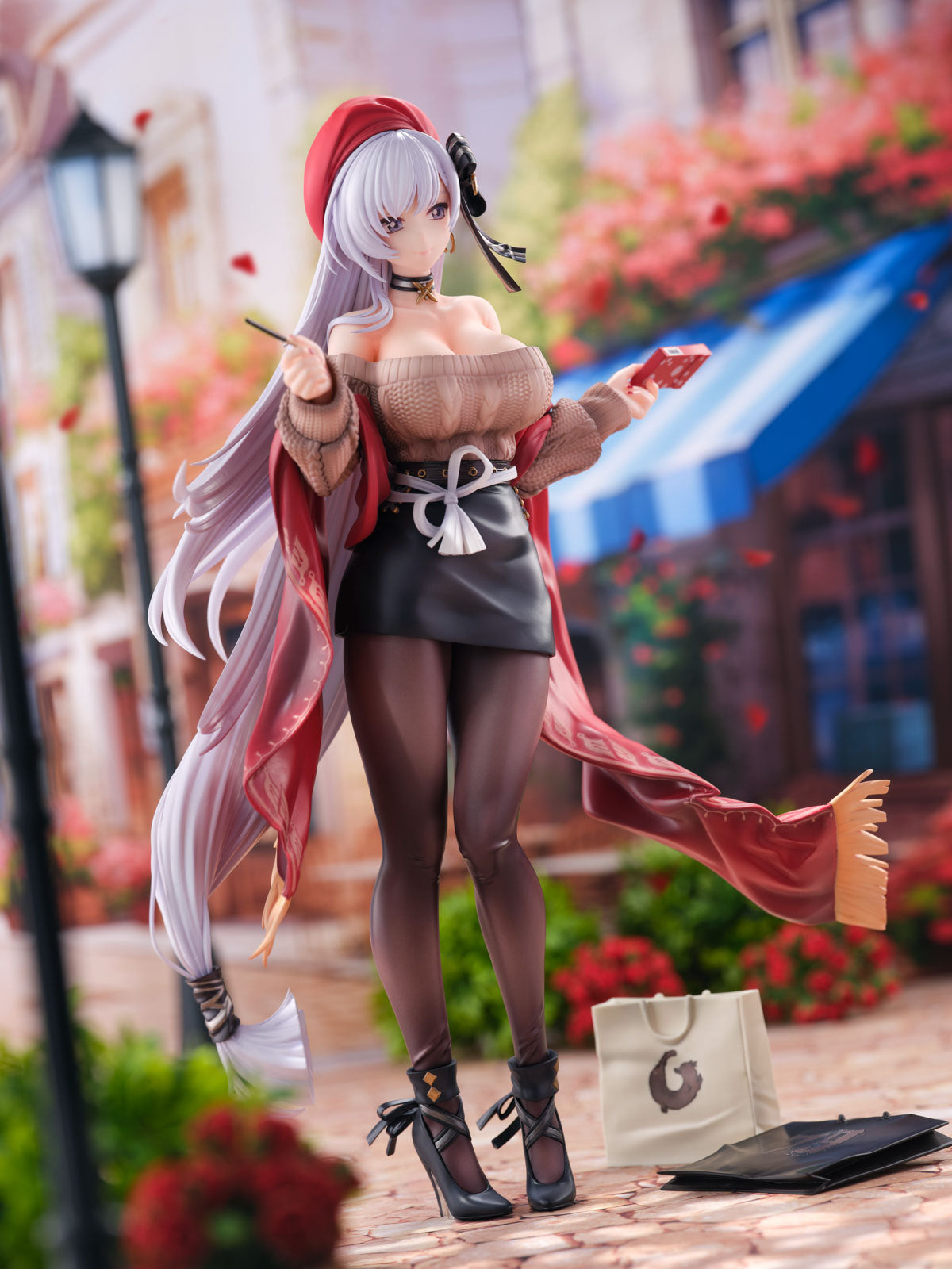 Azur Lane Belfast Shopping with the Head Maid 1/7 Figure PVC Statue Questioners