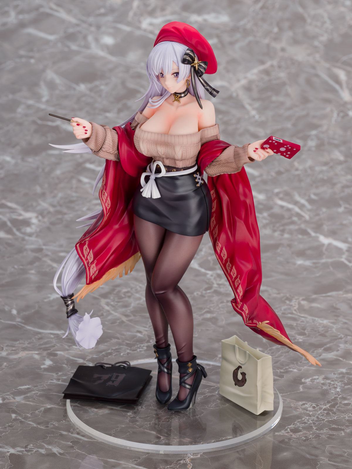 Azur Lane Belfast Shopping with the Head Maid 1/7 Figure PVC Statue Questioners