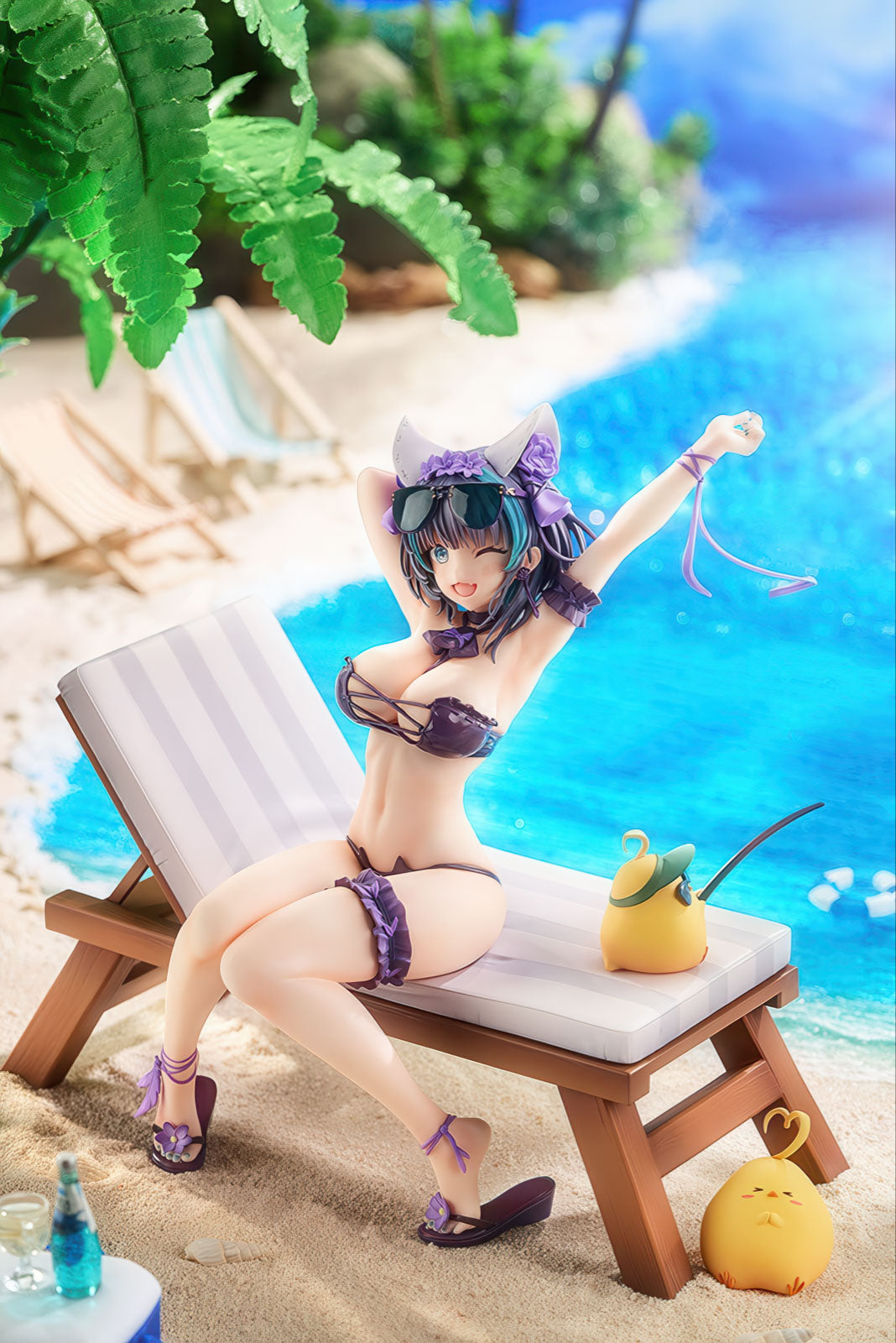 Azur Lane Cheshire Summery Date 7.1in 1/7 Scale Figure PVC Statue GSAS NIB
