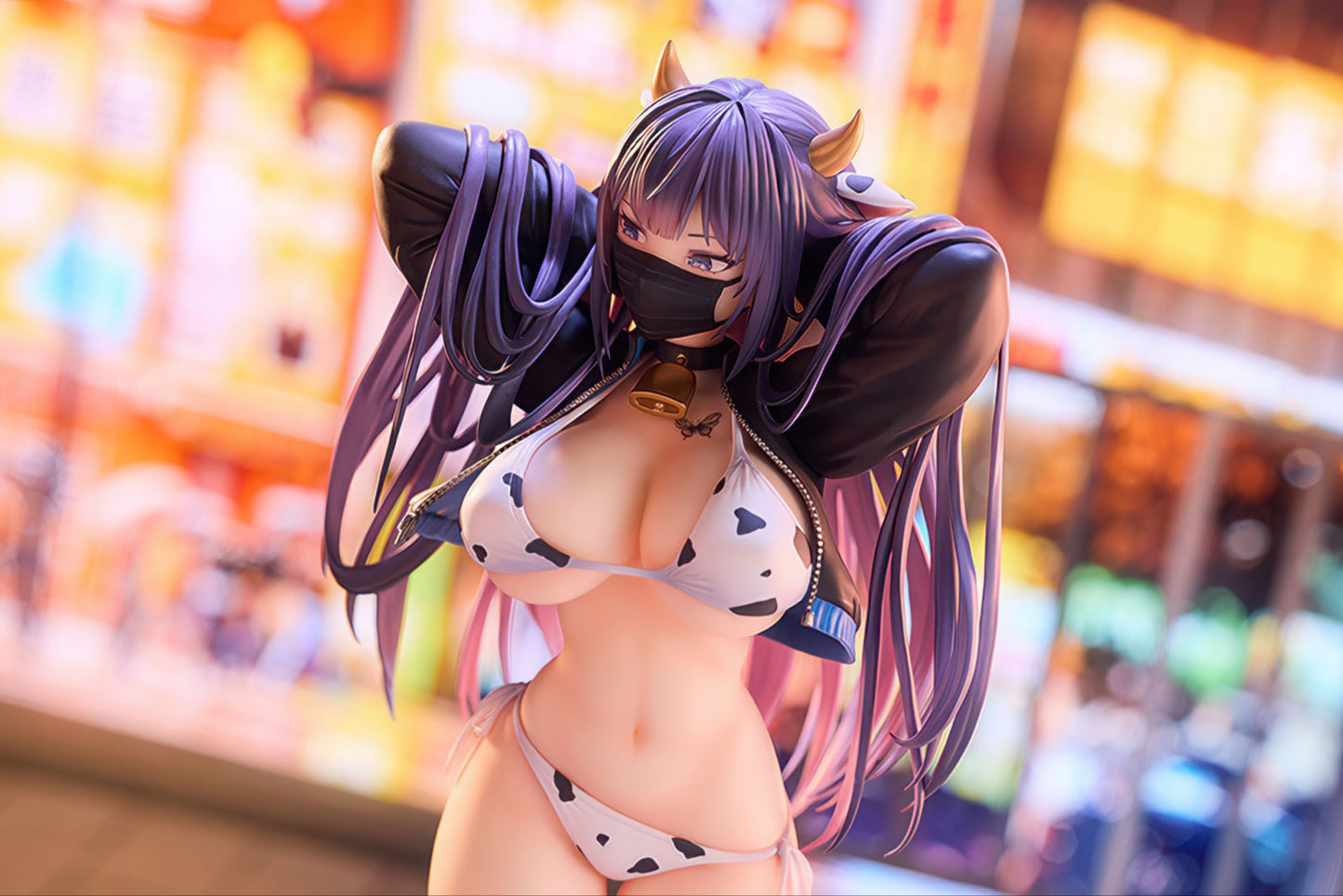 Biya Yuna Cow Bikini Ver. 10.4in 1/6 Scale Anime Figure PVC Statue Ensoutoys NIB