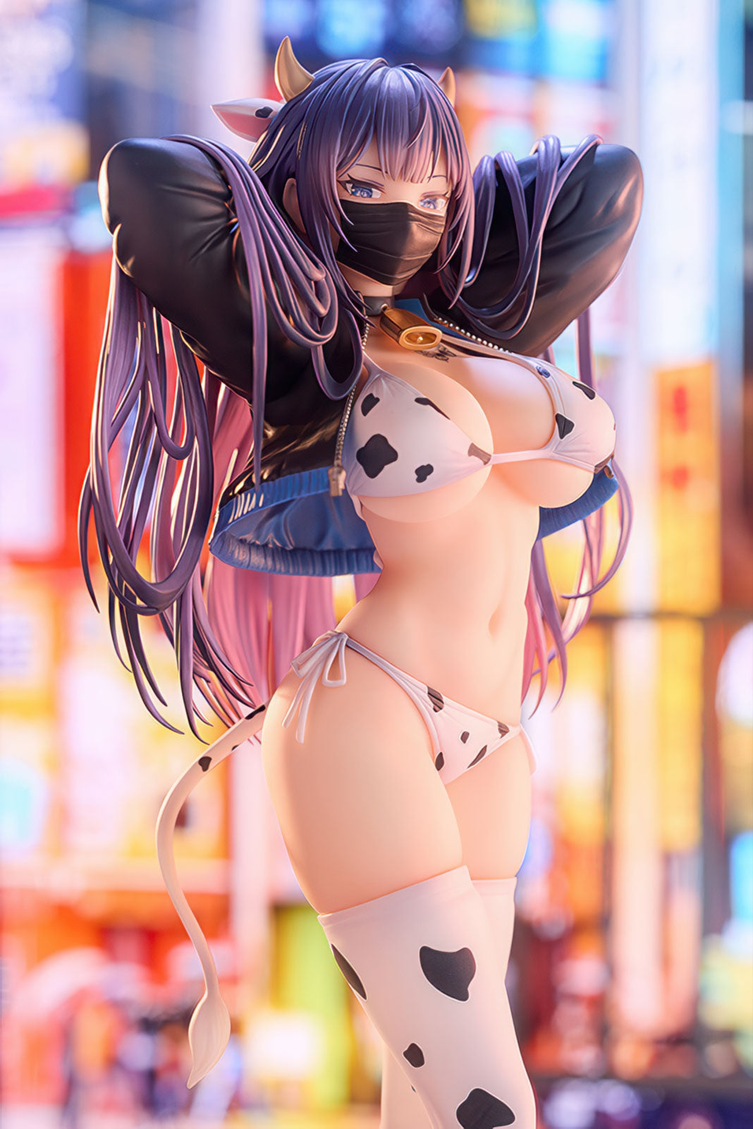 Biya Yuna Cow Bikini Ver. 10.4in 1/6 Scale Anime Figure PVC Statue Ensoutoys NIB