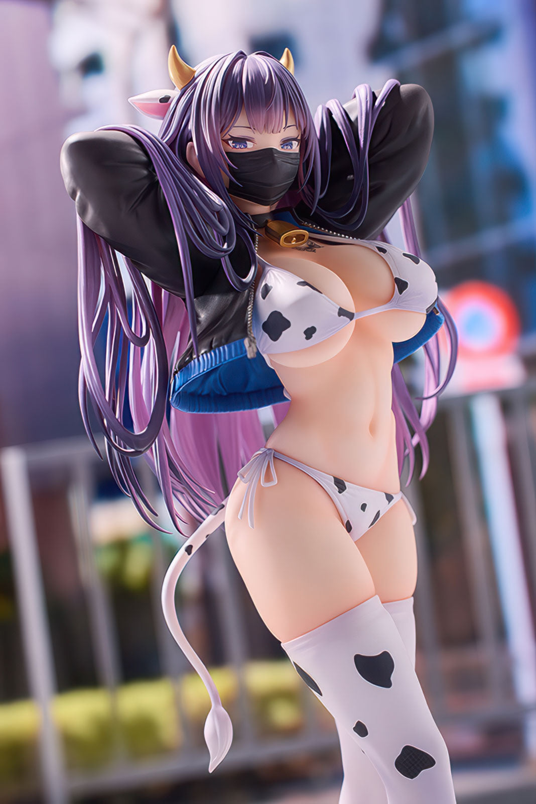 Biya Yuna Cow Bikini Ver. 10.4in 1/6 Scale Anime Figure PVC Statue Ensoutoys NIB