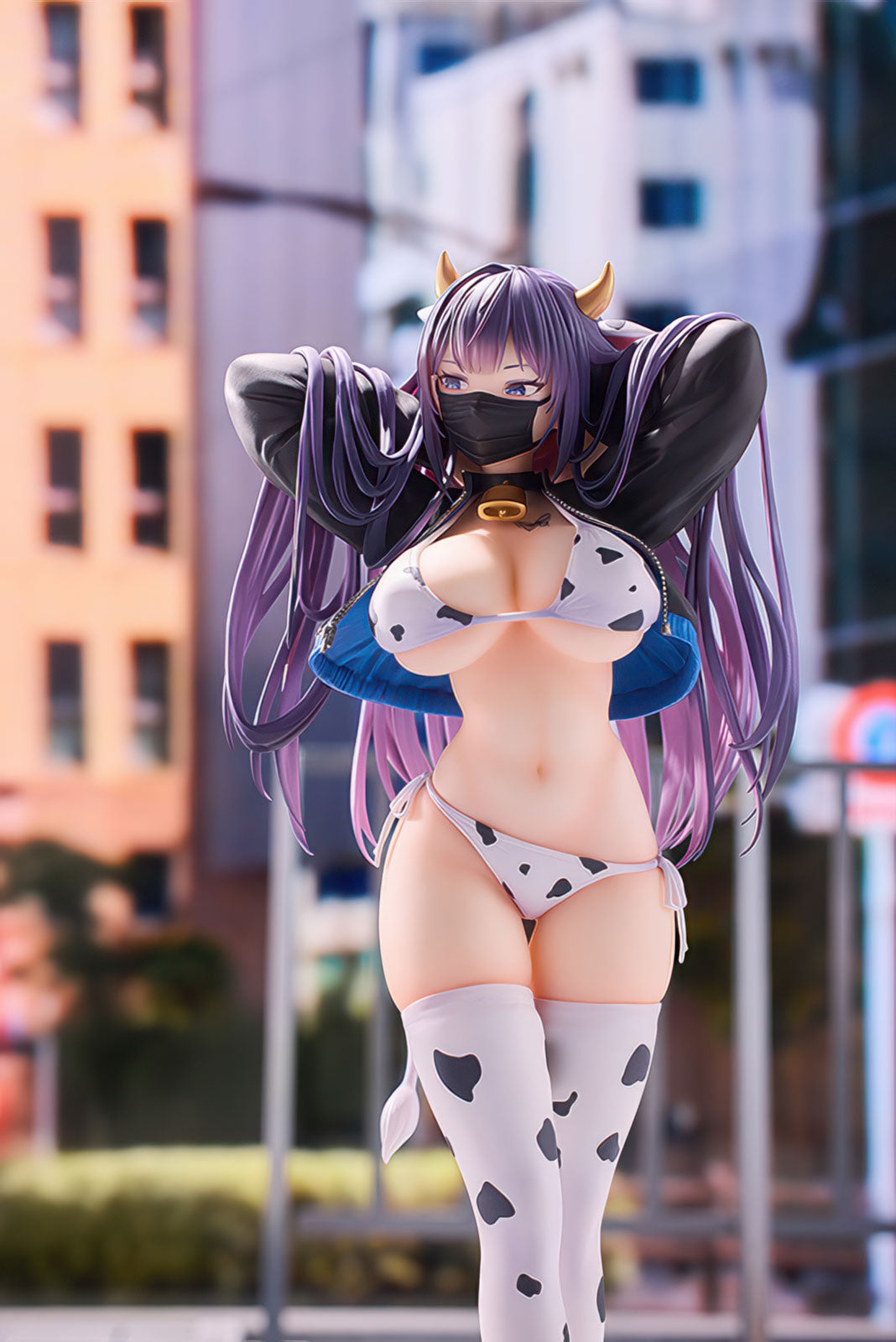 Biya Yuna Cow Bikini Ver. 10.4in 1/6 Scale Anime Figure PVC Statue Ensoutoys NIB