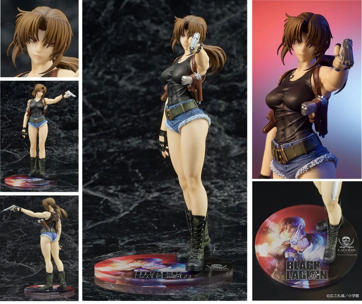 Black Lagoon Revy 6.9in Anime PVC Figure Figurine DIGSTA NIB
