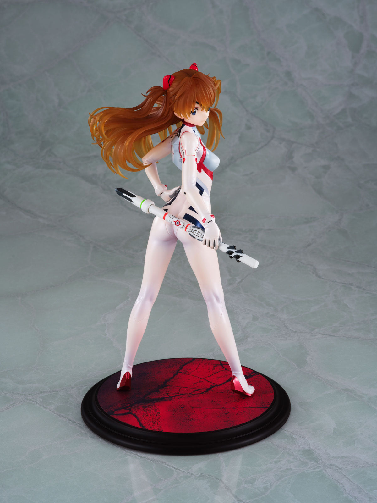 Evangelion Asuka White Plugsuit 9.4in 1/7 Anime Figure PVC Statue Wanderer NIB