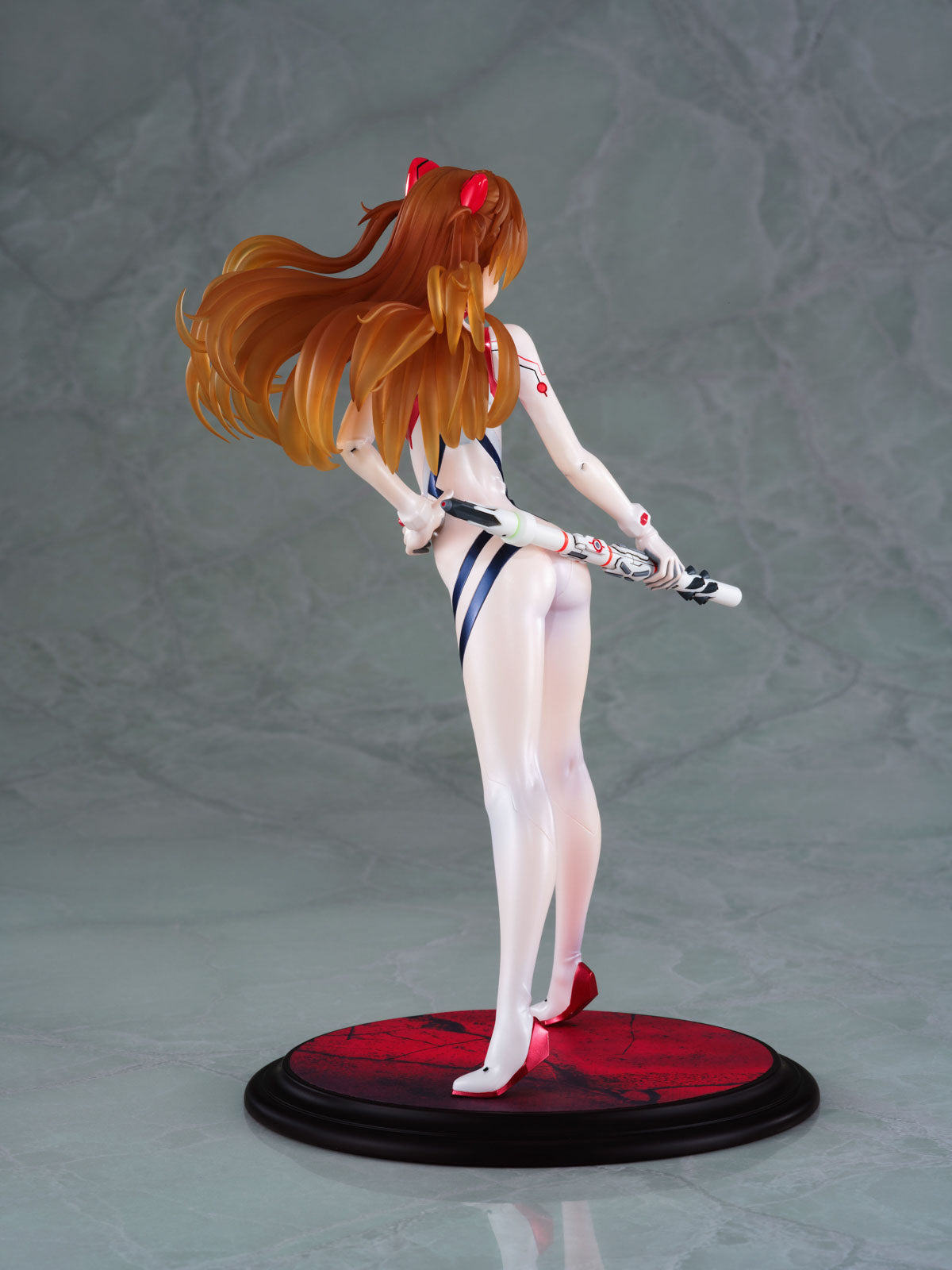 Evangelion Asuka White Plugsuit 9.4in 1/7 Anime Figure PVC Statue Wanderer NIB