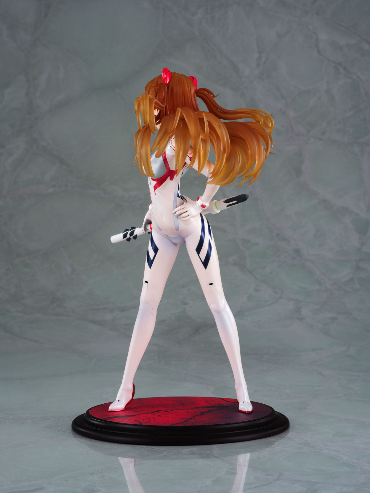 Evangelion Asuka White Plugsuit 9.4in 1/7 Anime Figure PVC Statue Wanderer NIB