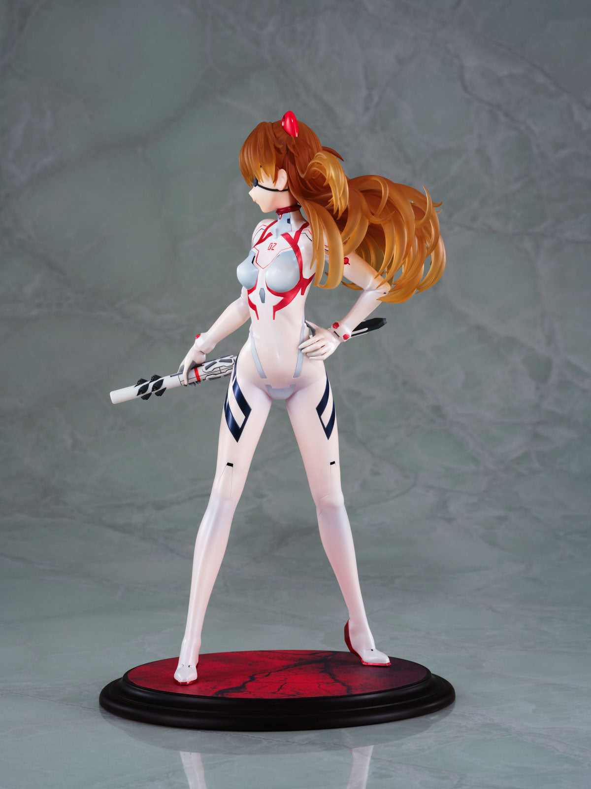 Evangelion Asuka White Plugsuit 9.4in 1/7 Anime Figure PVC Statue Wanderer NIB