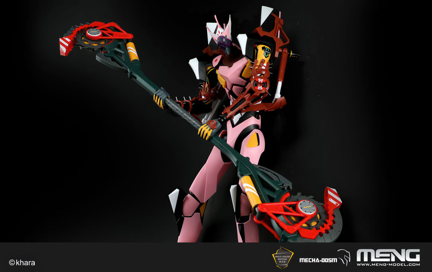 Evangelion Unit-08 Multiple Mold Color 12in Plastic Model Kit MENG Model NIB
