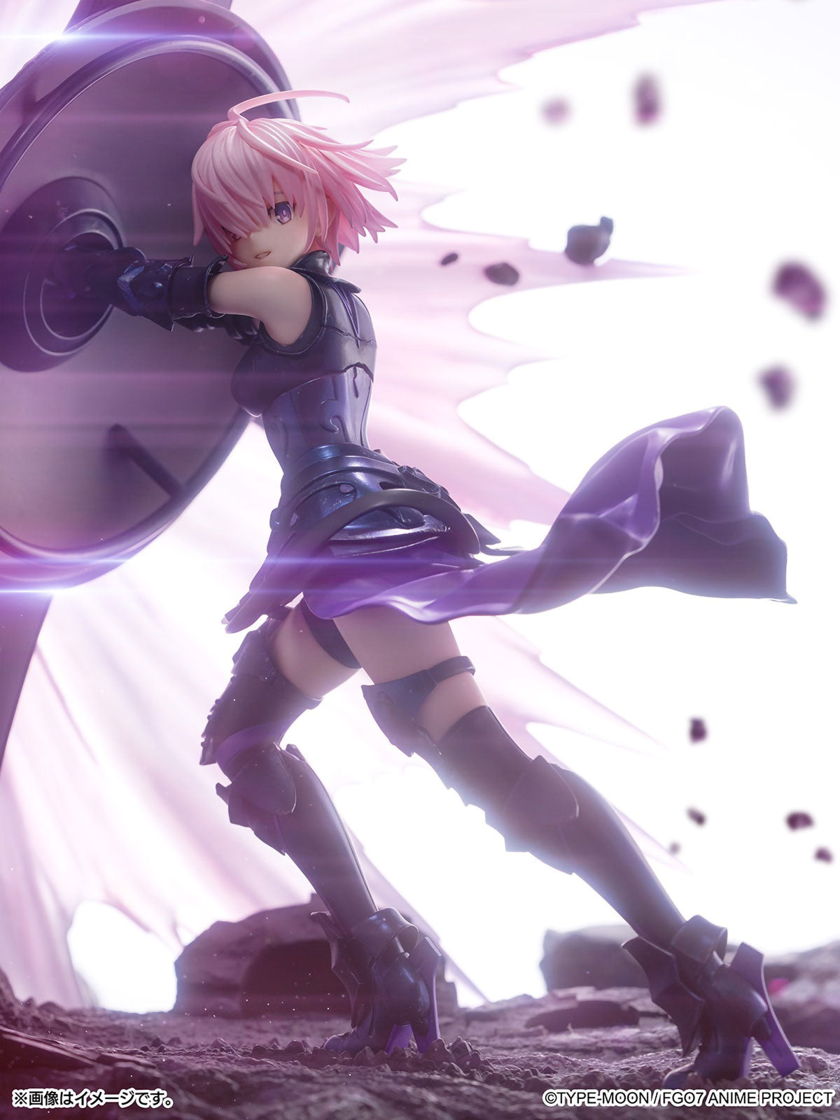 Fate/Grand Order Mash Kyrielight 1/7 Scale Anime PVC Figure Figurine CyberZ NIB