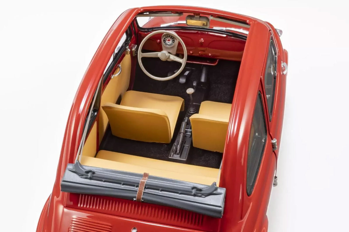 Fiat Nuova 500 Korallenrot 1:18 Modellauto Kyosho Original OVP