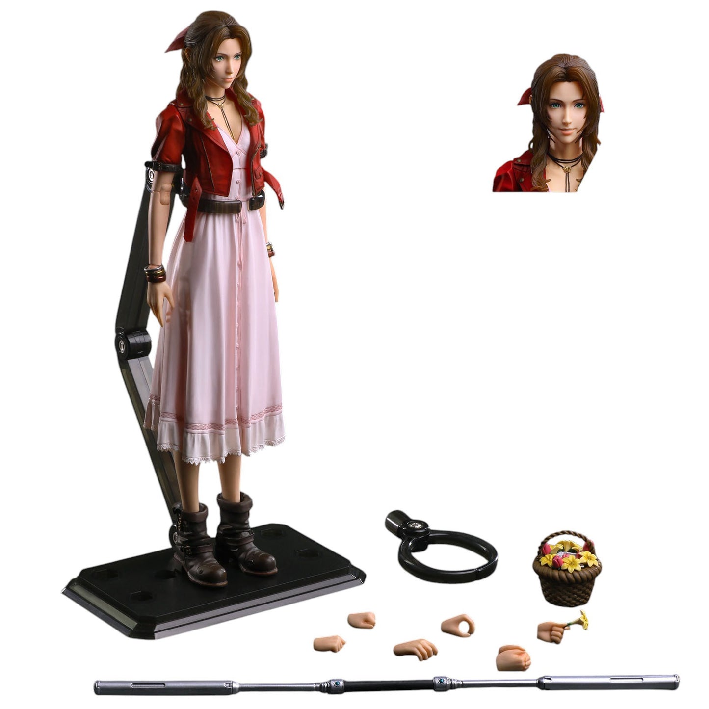Final Fantasy VII Aerith 9.8in Action Figure Play Arts Kai Square Enix Japan NIB