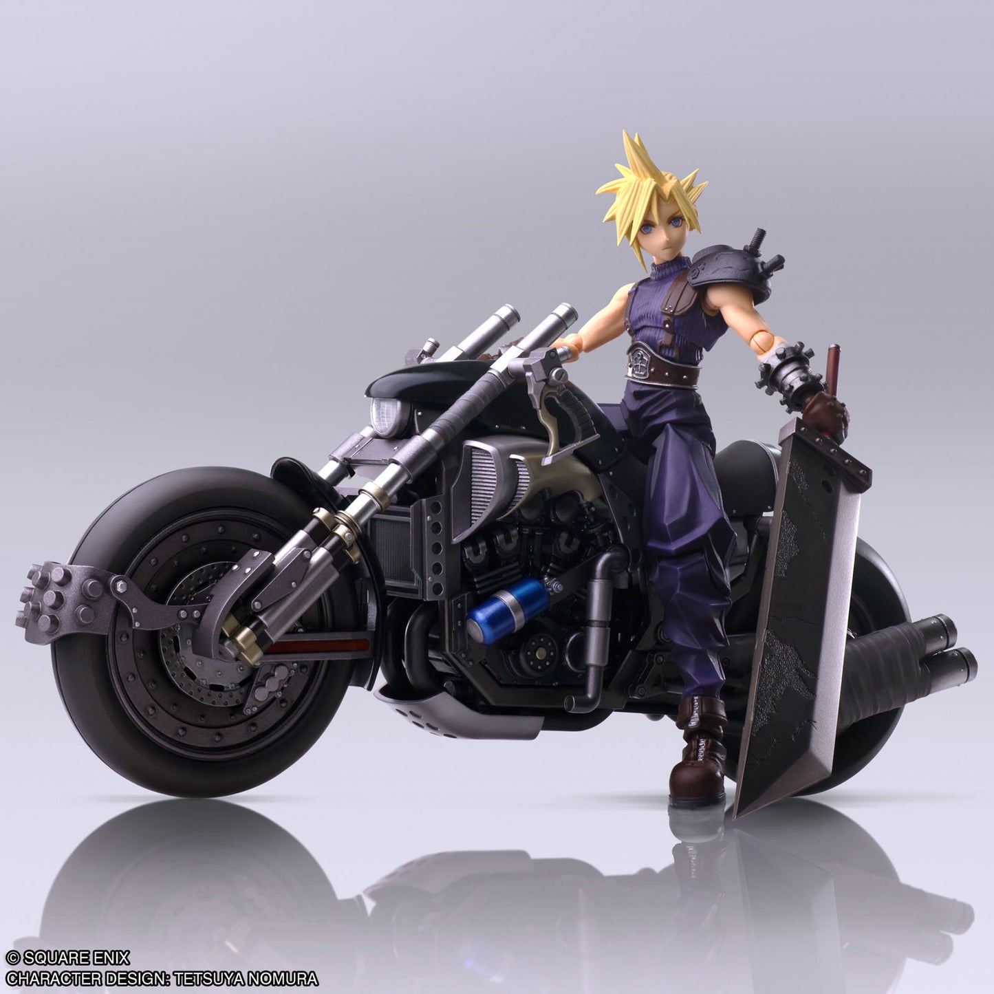 Final Fantasy VII Set of Cloud Hardy-Daytona 5.9in Action Figure Bring Arts NIB