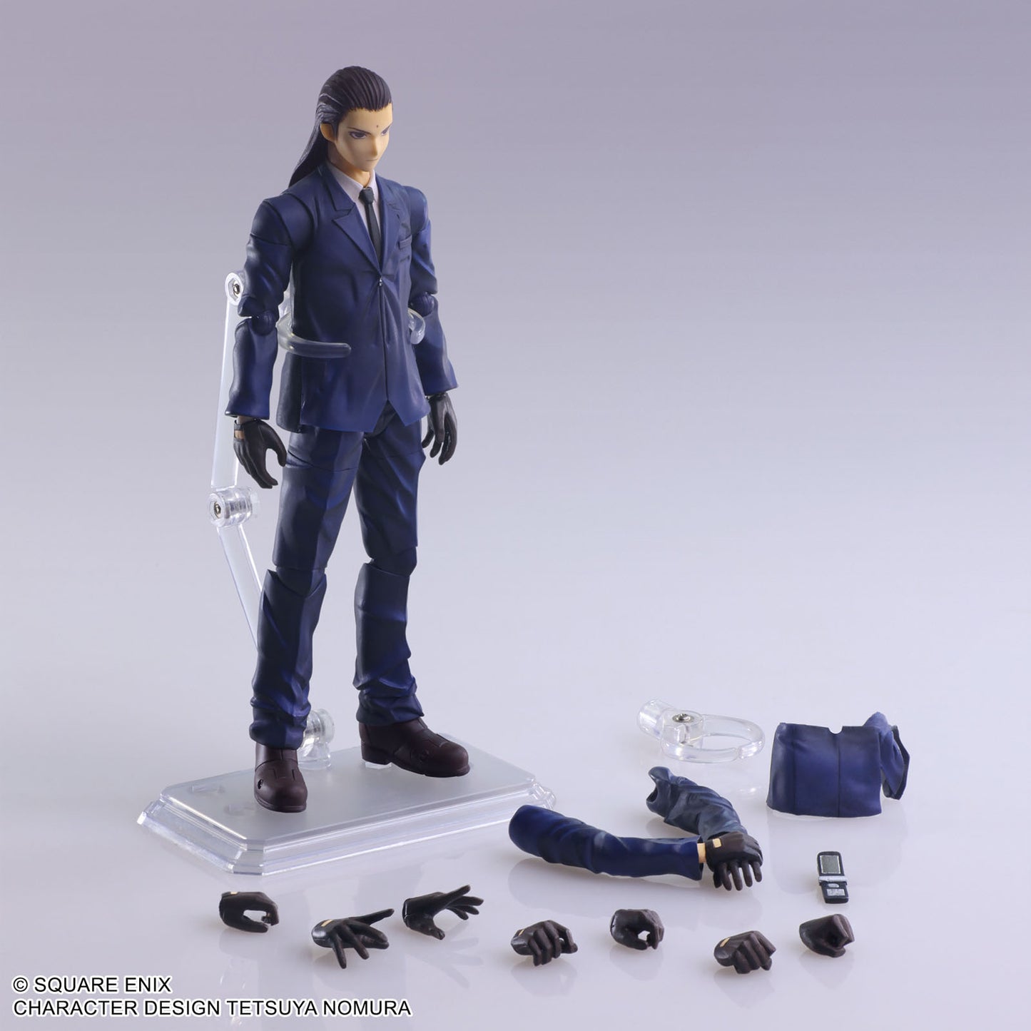 Final Fantasy VII Tseng 5.7in Action Figure Bring Arts Square Enix NIB