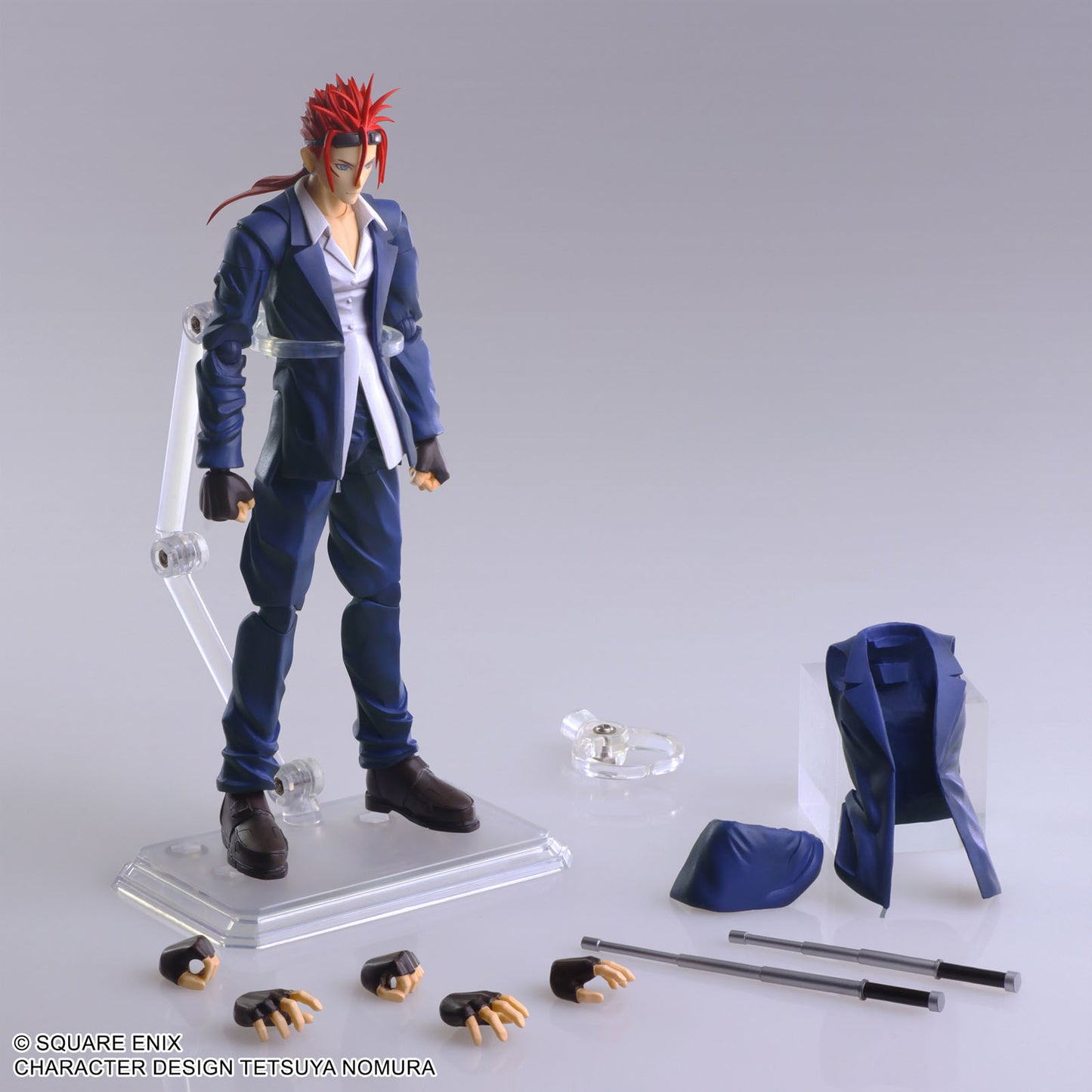 Final Fantasy VII Turks Reno 5.9in Action Figure Bring Arts Square Enix NIB