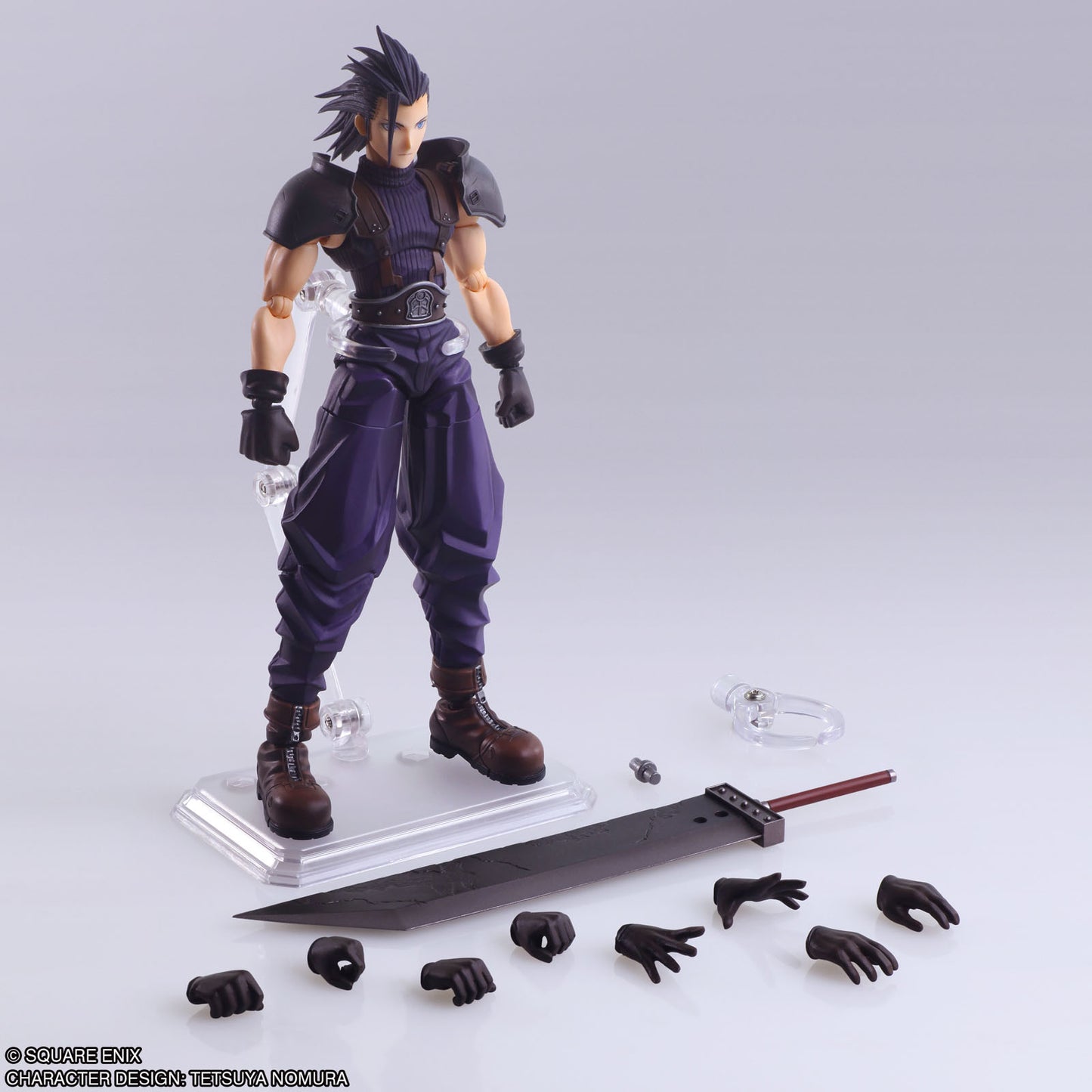 Final Fantasy VII Zack Fair 6.3in Action Figure Bring Arts Square Enix NIB