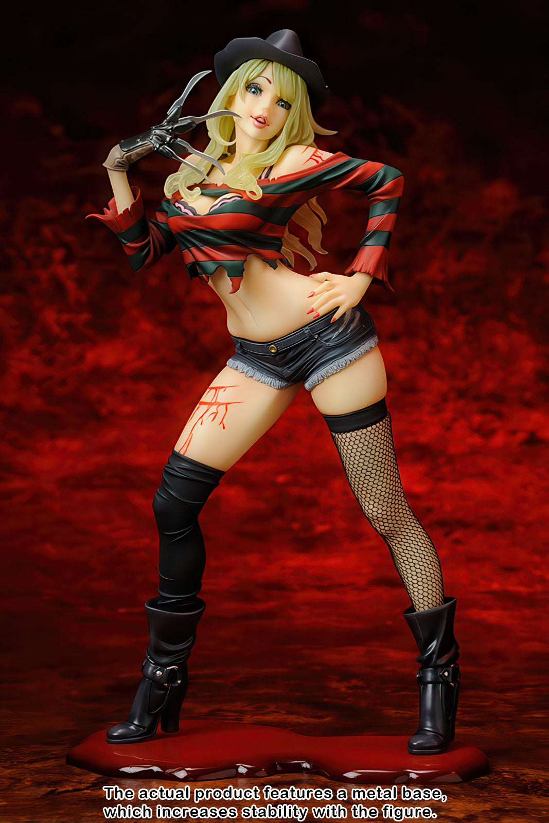 Freddy Krueger 2nd Ver. 9in 1/7 Figure PVC Statue Horror Bishoujo Kotobukiya NIB