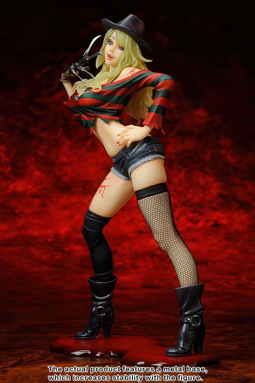 Freddy Krueger 2nd Ver. 9in 1/7 Figure PVC Statue Horror Bishoujo Kotobukiya NIB
