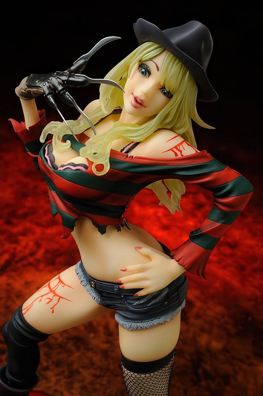 Freddy Krueger 2nd Ver. 9in 1/7 Figure PVC Statue Horror Bishoujo Kotobukiya NIB