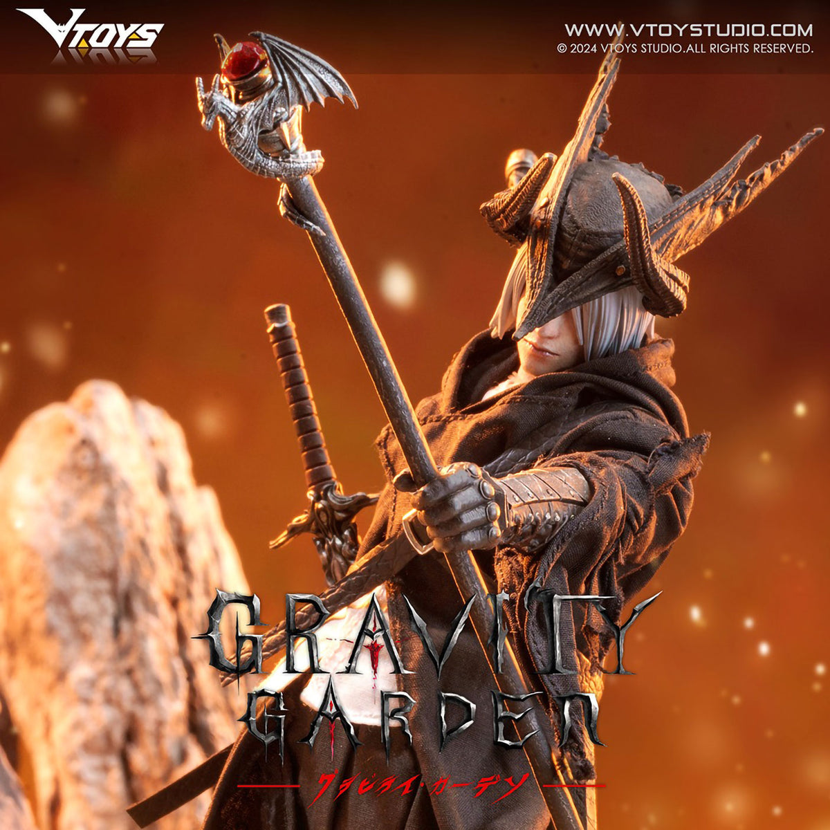 Gravity Garden Hunter of Dragonfyre Standard 1/12 Scale Action Figure Vtoys NIB