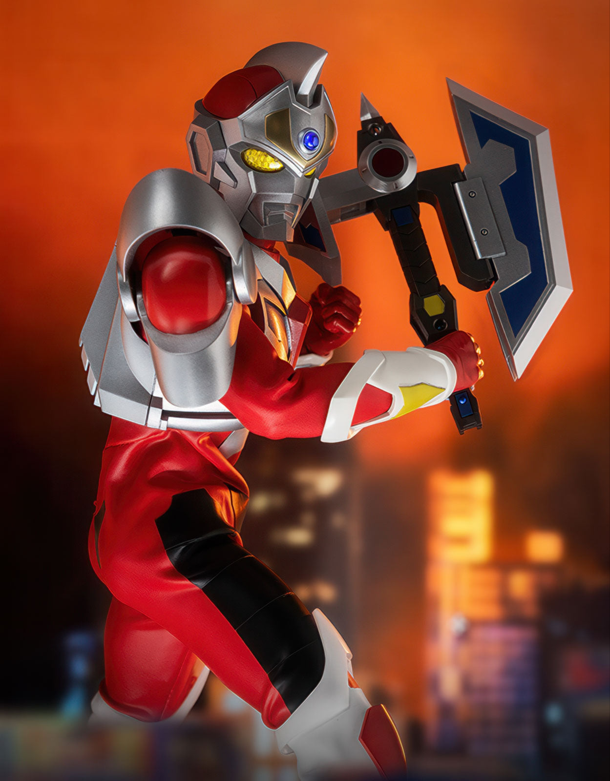 Gridman 11.8in 1/6 Scale Action Figure Posable FigZero threezero NIB