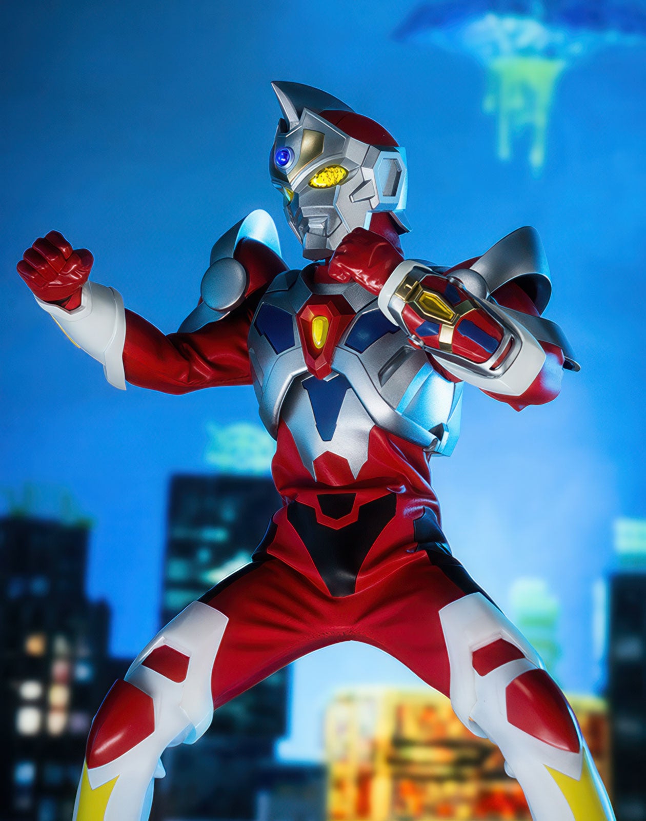 Gridman 11.8in 1/6 Scale Action Figure Posable FigZero threezero NIB
