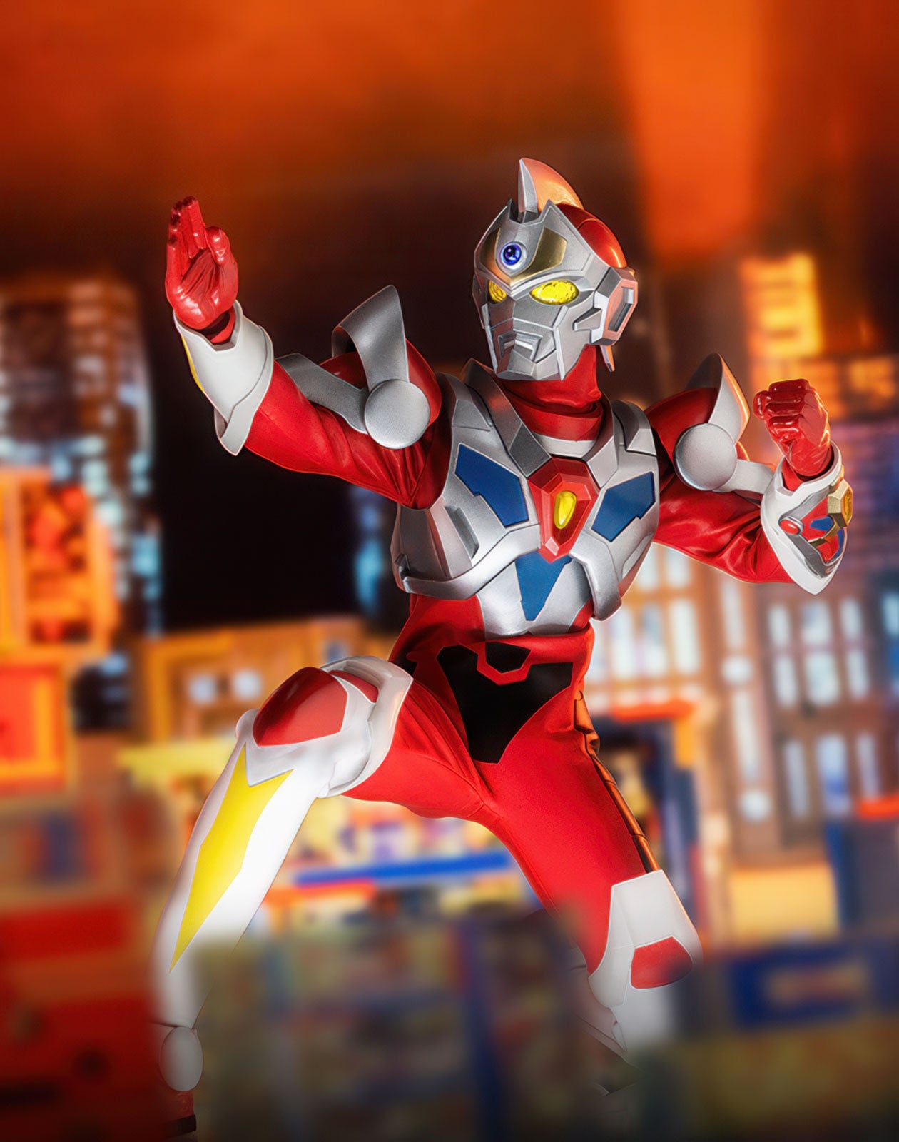Gridman 11.8in 1/6 Scale Action Figure Posable FigZero threezero NIB