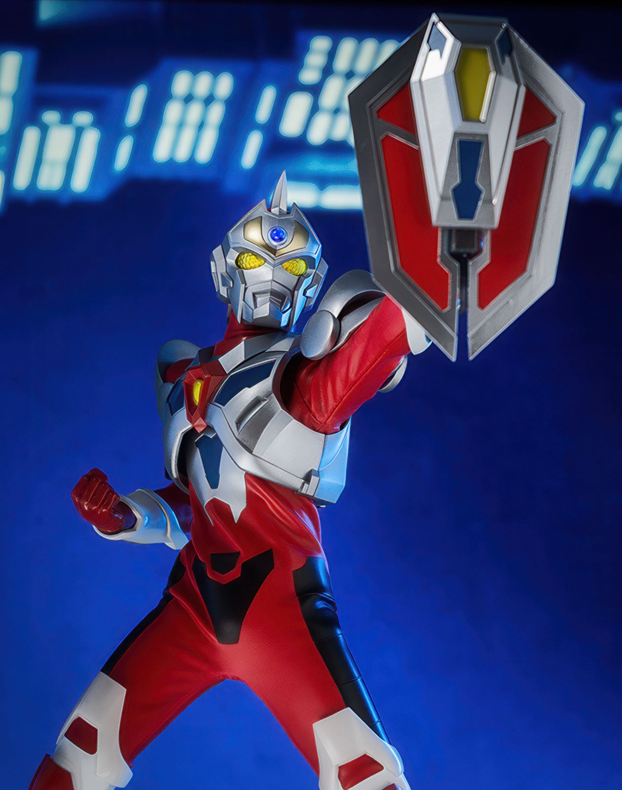 Gridman 11.8in 1/6 Scale Action Figure Posable FigZero threezero NIB