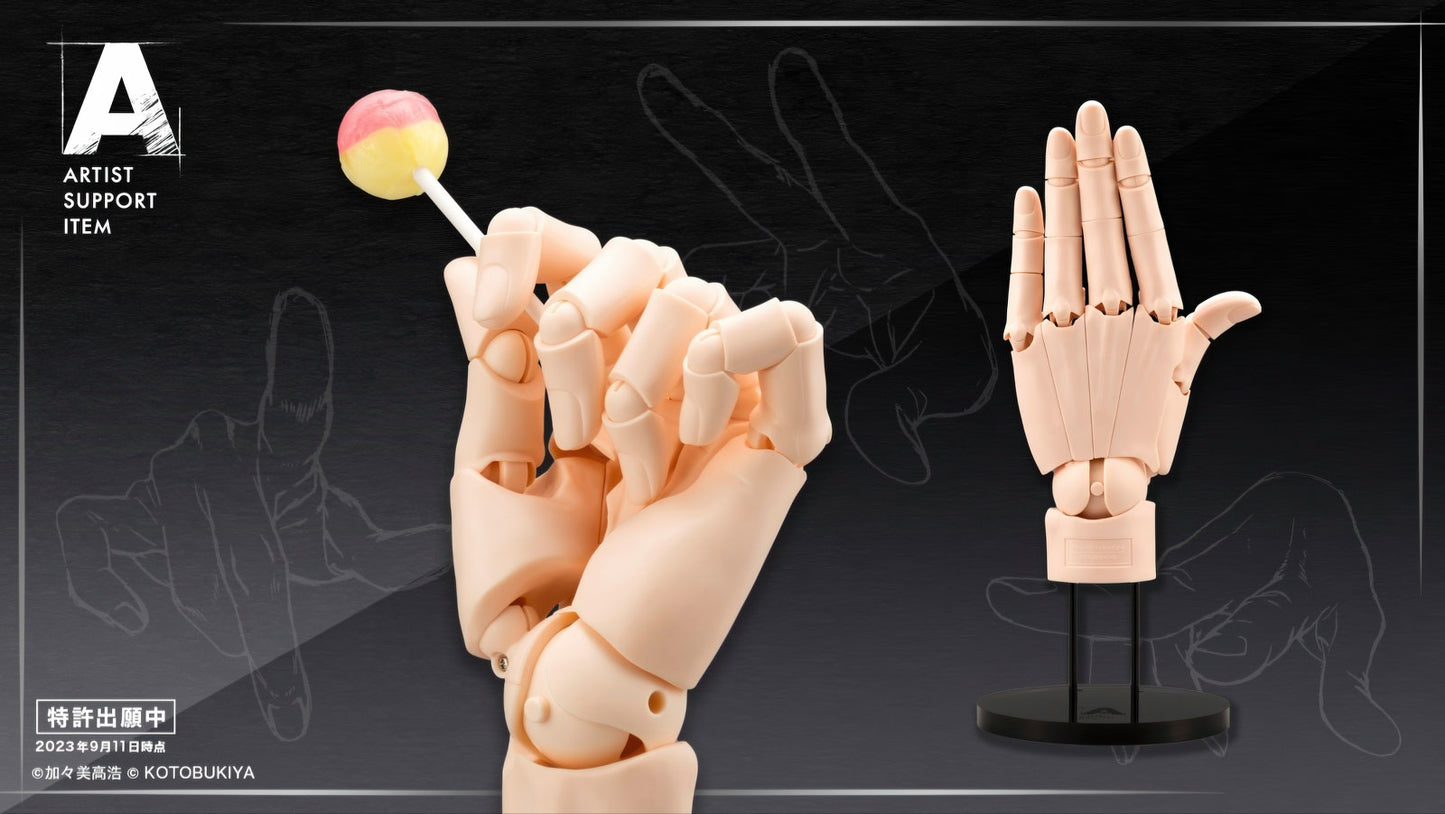 Hand Model L Pale Orange 8.3in Action Figure Artist Support Item Kotobukiya NIB