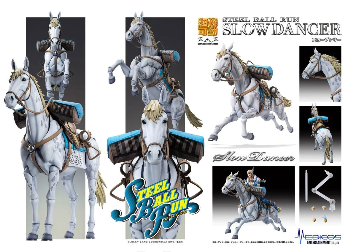 JoJo Part 7 Slow Dancer 8.3in Anime Figure Figurine Super Action Statue Medicos
