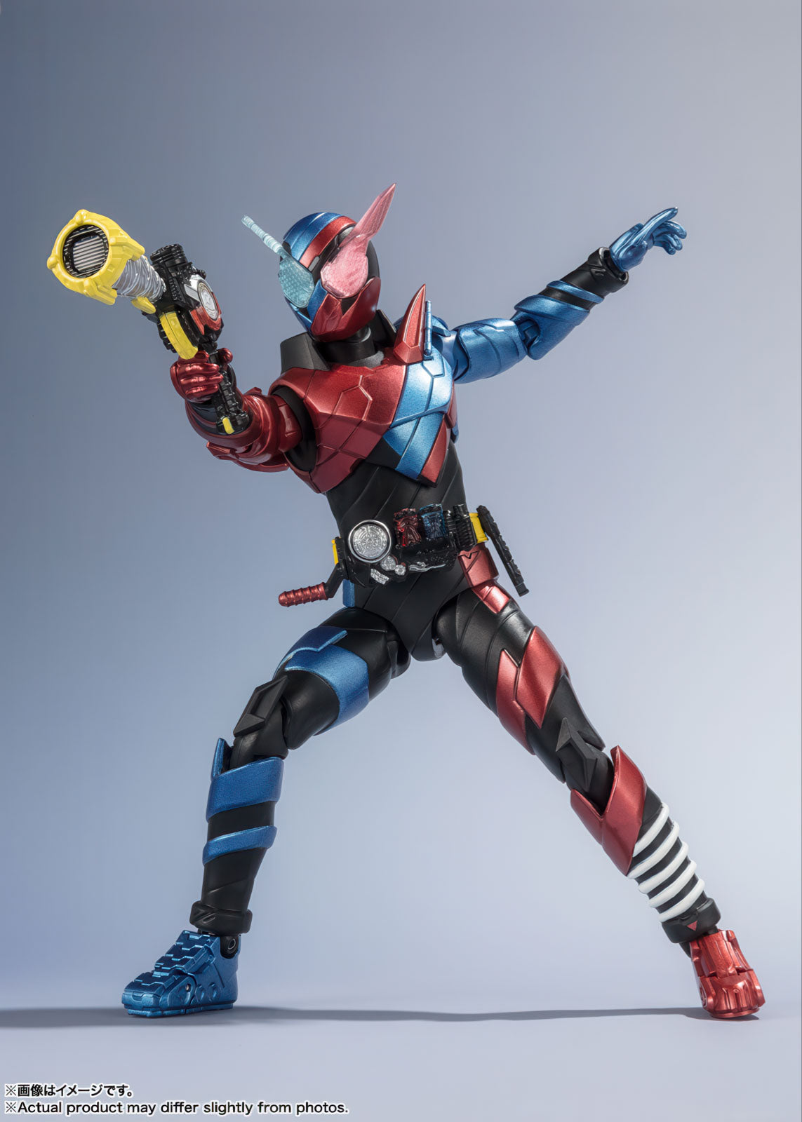 Kamen Rider Build Tank Form Heisei 5.7in Action Figure S.H.Figuarts Bandai NIB