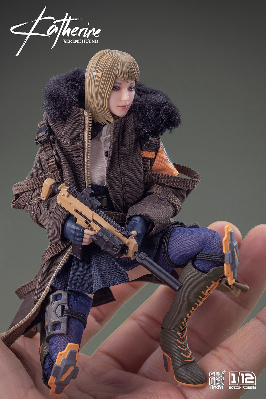 Katherine Deluxe Version 5.9in 1/12 Scale Action Figure Serene Hound i8Toys NIB