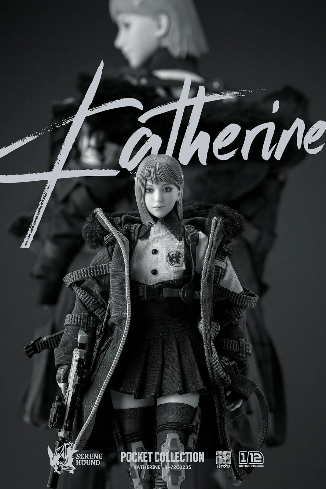 Katherine Deluxe Version 5.9in 1/12 Scale Action Figure Serene Hound i8Toys NIB