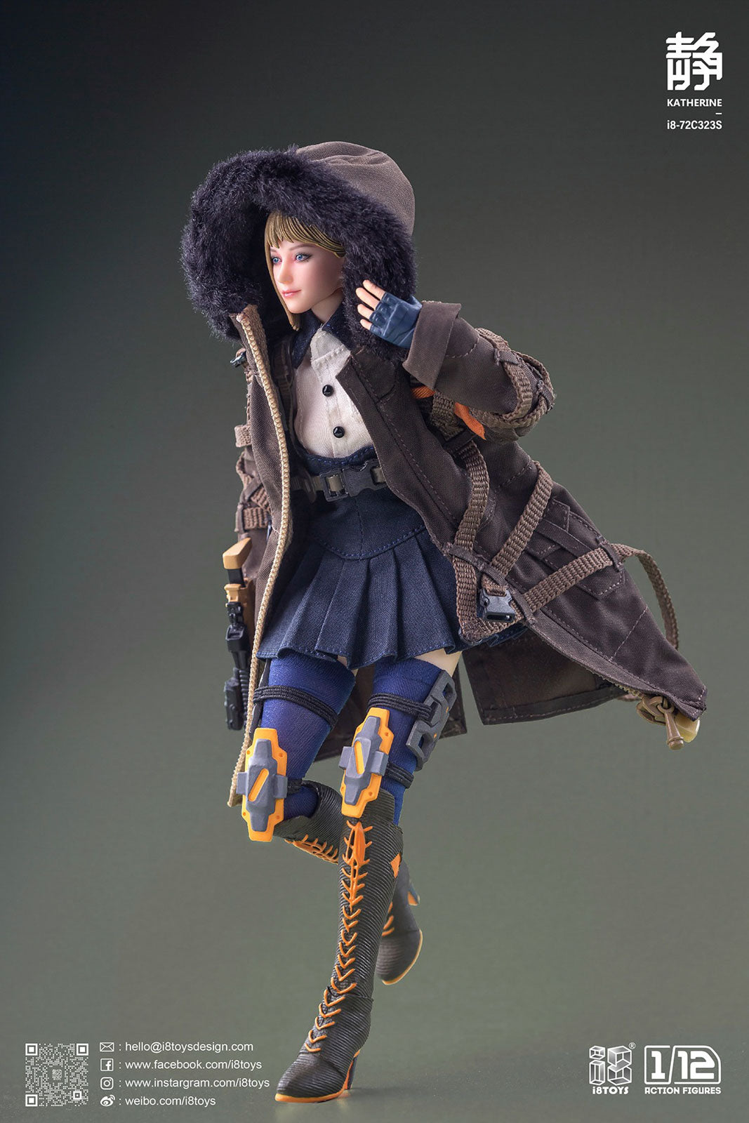 Katherine Deluxe Version 5.9in 1/12 Scale Action Figure Serene Hound i8Toys NIB