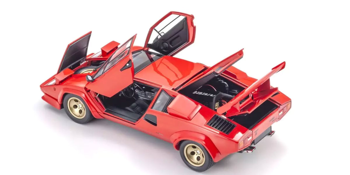 Lamborghini Countach LP5000 Quattro Valvole Red 1/18 Scale Diecast Car Kyosho