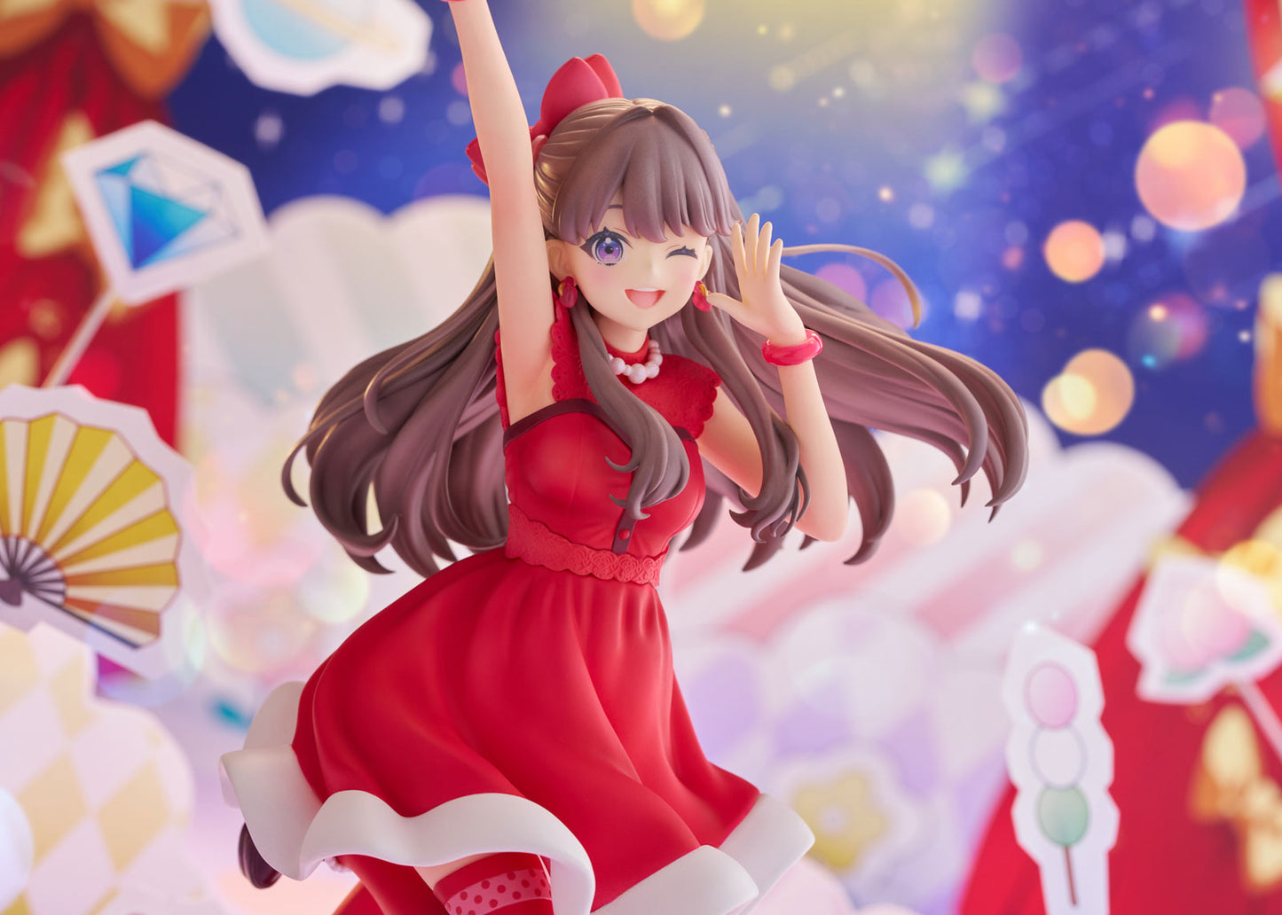 Link Like Love Live Megumi Fujishima 9.4in 1/7 Anime Figure PVC Statue Plum NIB
