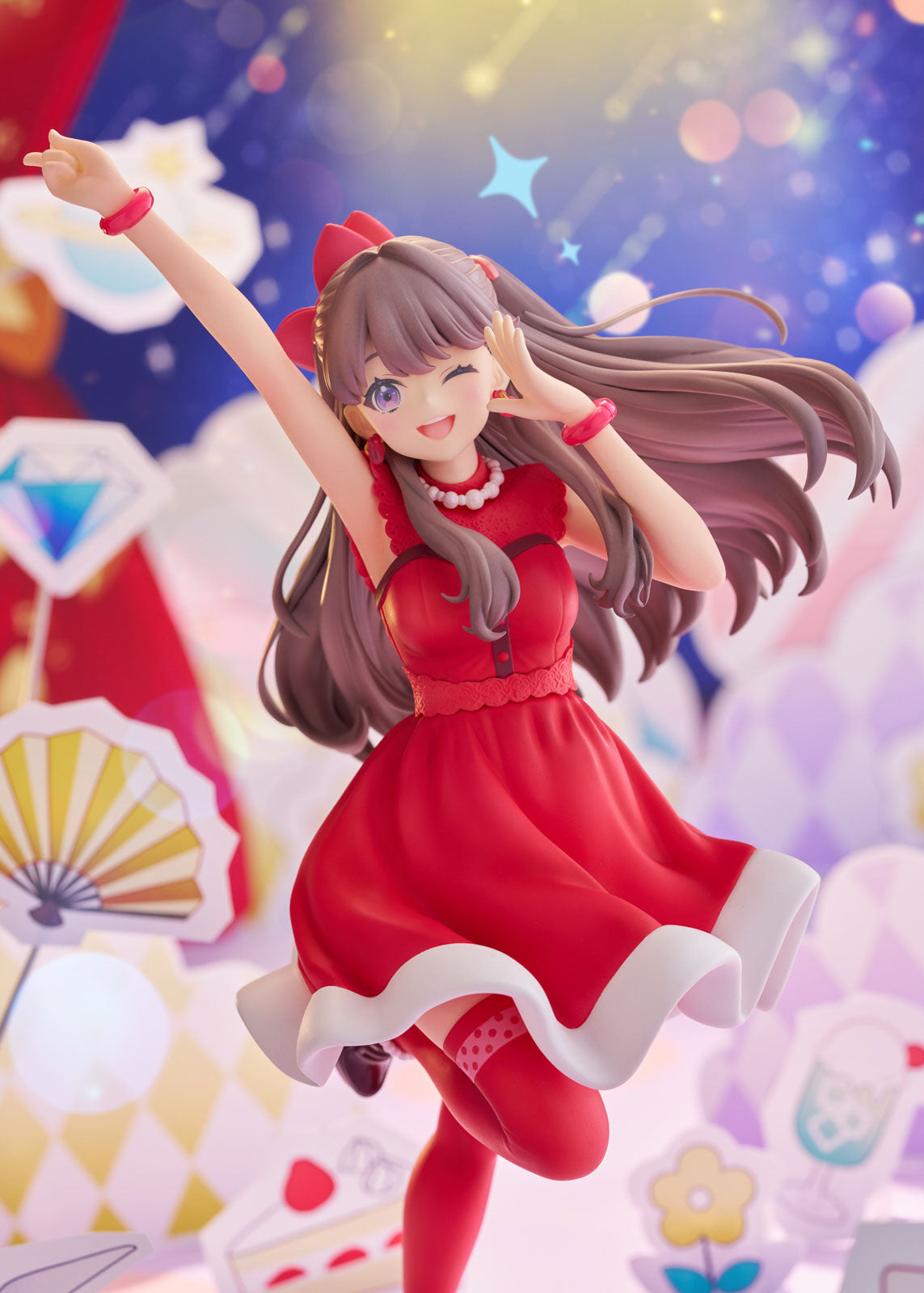 Link Like Love Live Megumi Fujishima 9.4in 1/7 Anime Figure PVC Statue Plum NIB