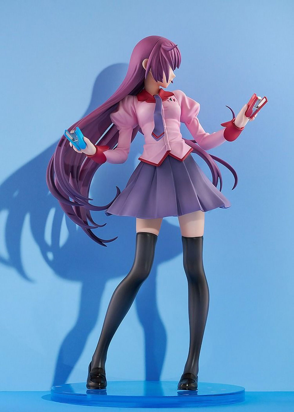 Monogatari Hitagi 1/7 Scale Anime PVC Figure Figurine Remaster Good Smile NIB