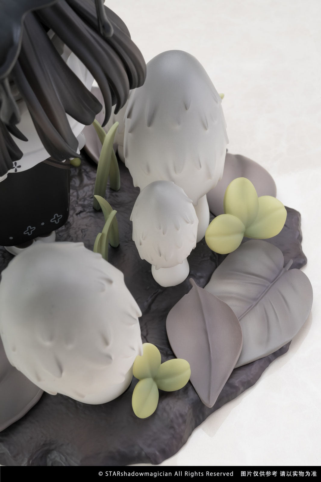 Mushroom Girls No.4 Shaggy Ink Cap 9" Anime Figure PVC Statue Reverse Studio NIB