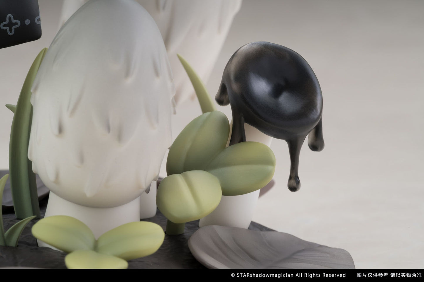 Mushroom Girls No.4 Shaggy Ink Cap 9" Anime Figure PVC Statue Reverse Studio NIB