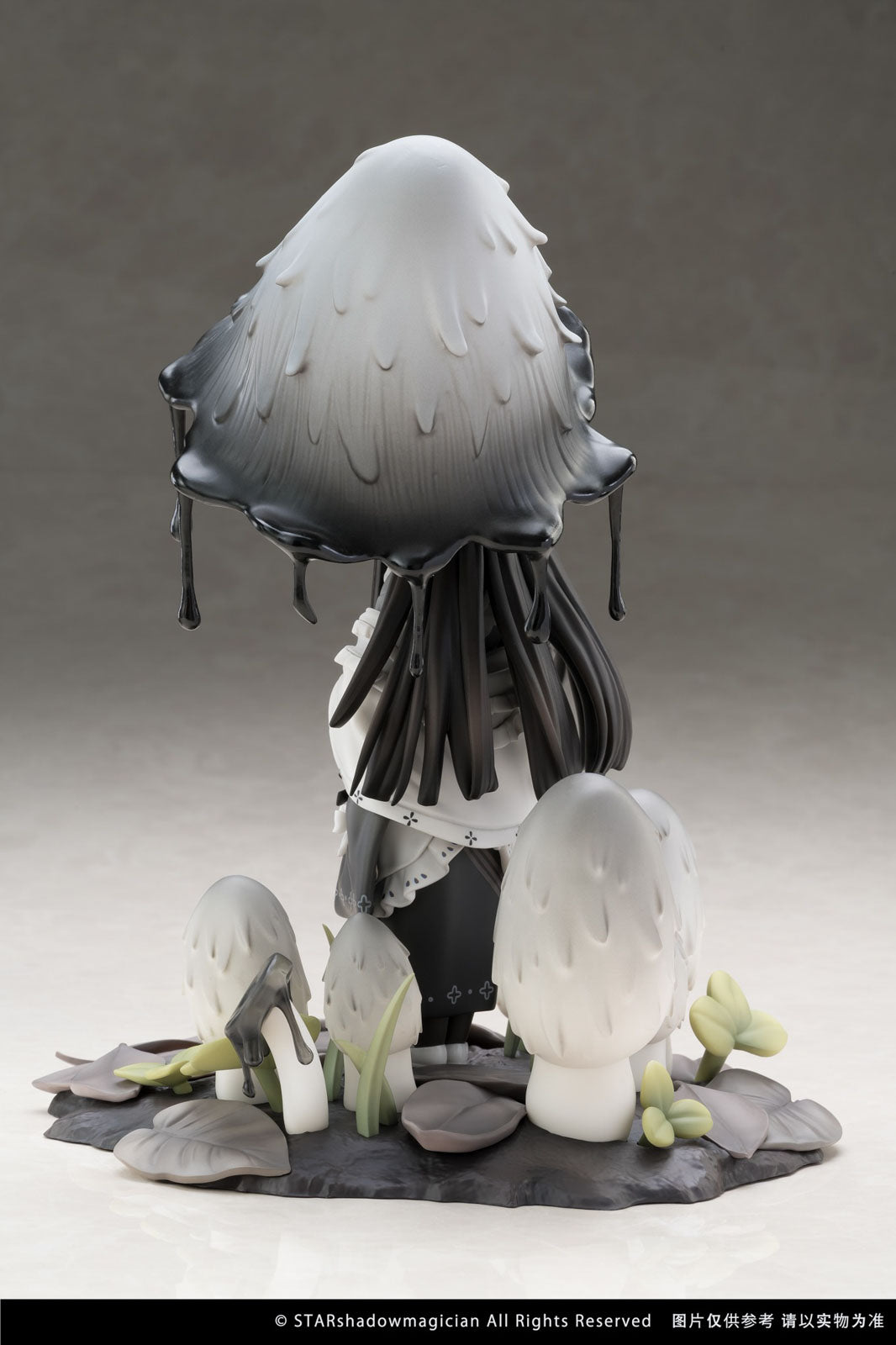 Mushroom Girls No.4 Shaggy Ink Cap 9" Anime Figure PVC Statue Reverse Studio NIB
